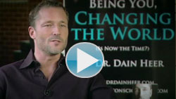 Dr Dain Heer and Amelia Burton talking about Being You, Changing the World
